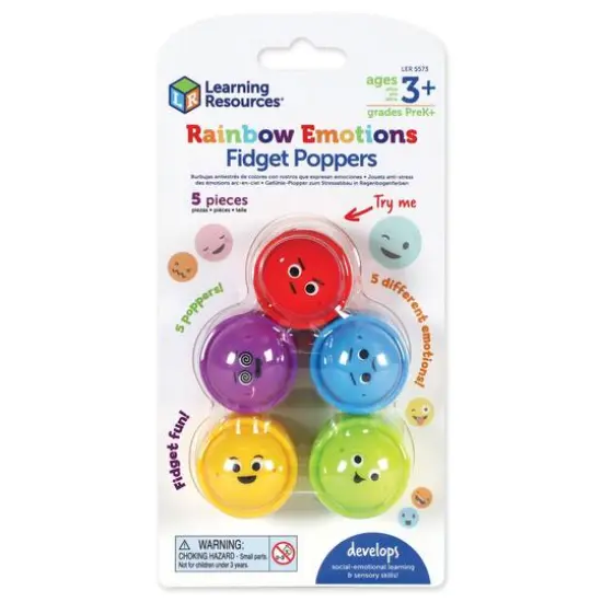 Learning Resources Rainbow Emotion Poppers {8}