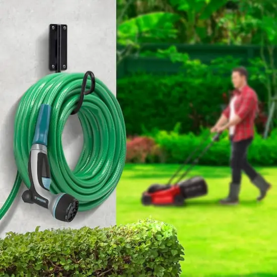 Sorbus Wall Mounted Garden Hose Holder {3}