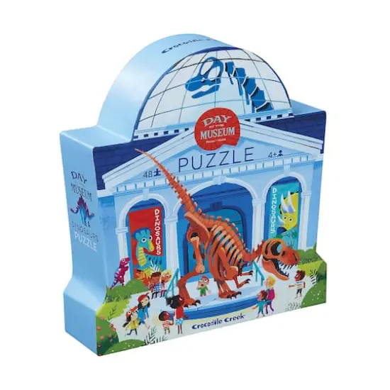 Crocodile Creek&reg; Day at the Museum Dinosaurs 48 Piece Jigsaw Puzzle {1}