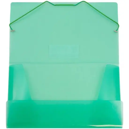 JAM Paper Action Case 9.875" x 15.25" Plastic Portfolio Legal Booklet Green {4}