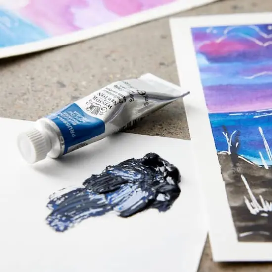 Winsor & Newton&reg; Professional Water Colour&trade; Paint, 5mL Prussian Blue {3}