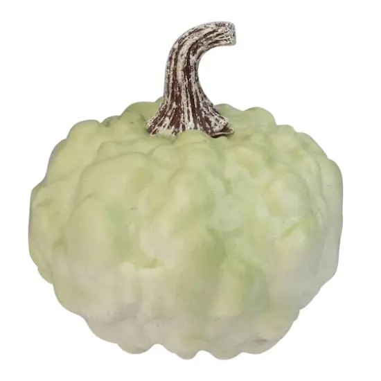 5.5"Green Textured Pumpkin Tabletop D&eacute;cor {1}