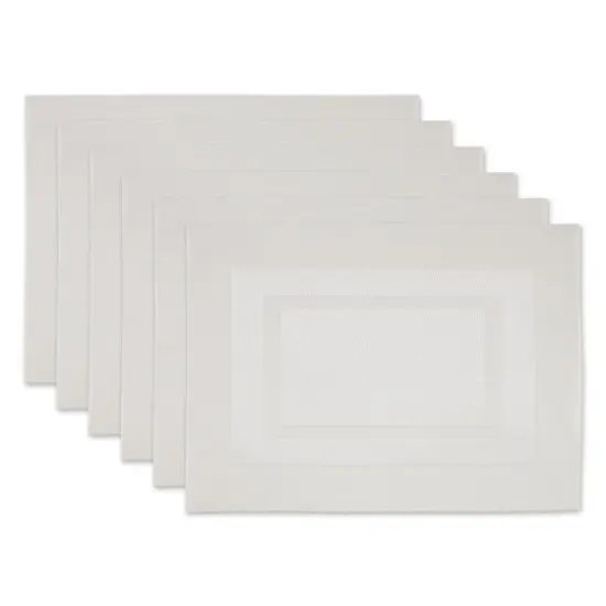 DII&reg; Natural Double Frame Placemats, 6ct. {1}