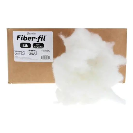 Essentials by Leisure Arts Polyester Fiber-Fil Box, 2lb. {1}