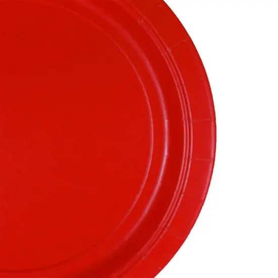 JAM Paper 9" Paper Party Plates, 50ct. Red {5}