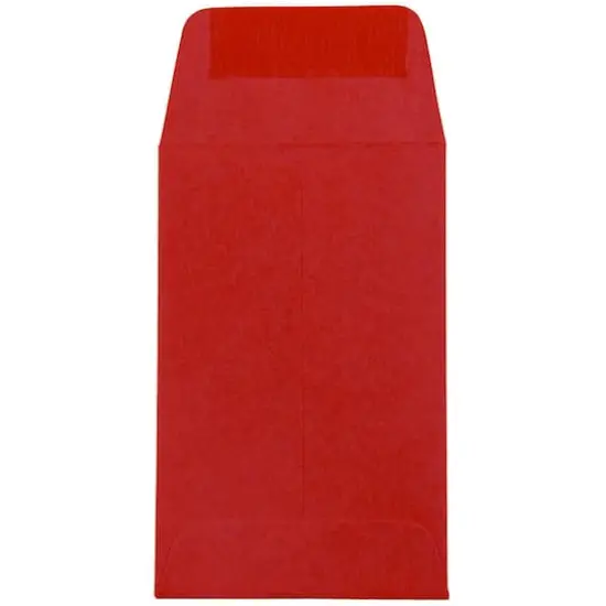 JAM Paper 2.25" x 3.5" Coin Envelopes, 50ct. Red {4}