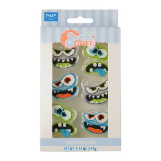 PME Cake Sweet Street&reg; Funny Faces Icing Decorations {3}