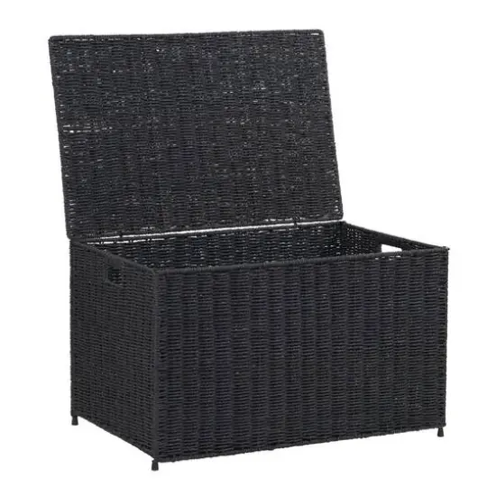 Household Essentials Large Woven Chest Black {6}