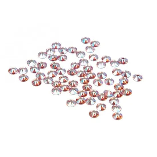 SS12 Round Flatback Austrian Crystals by Bead Landing&trade;, 65ct. Light Rose AB {4}