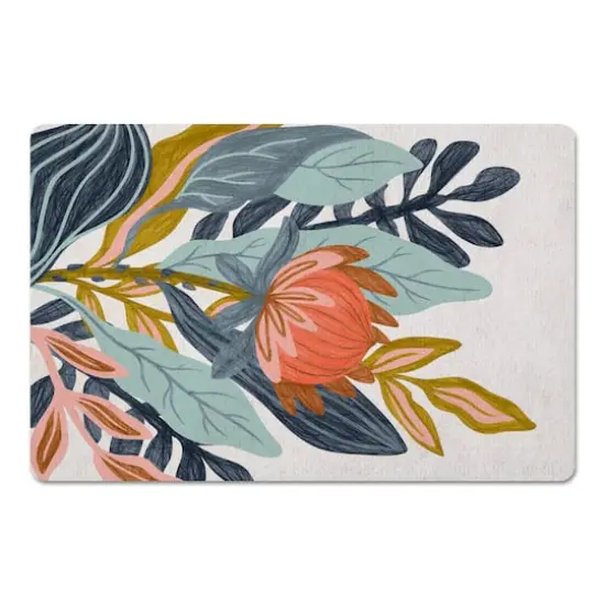 Fun Floral Group 27" x 18" Floor Mat {4}