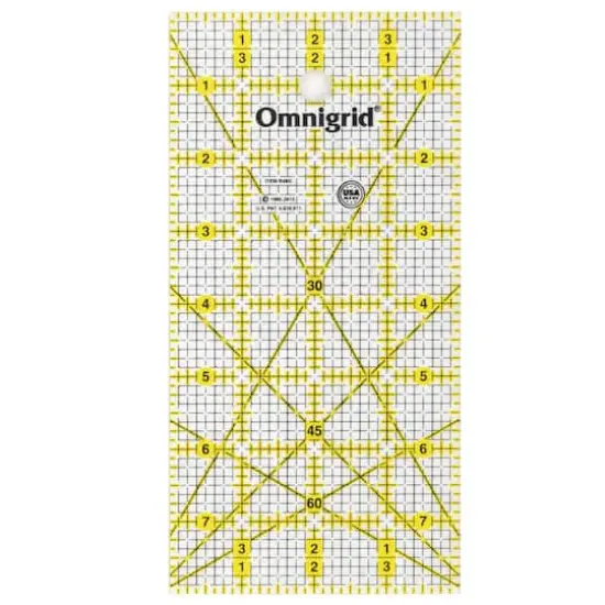 Omnigrid&reg; 4" x 8" Rectangle Quilting & Sewing Ruler {1}