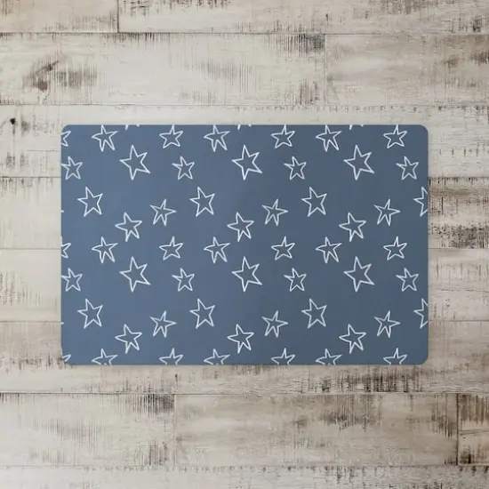 Simple Star Pattern 27" x 18" Floor Mat {3}