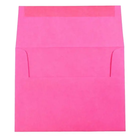 JAM Paper A2 Ultra Fuchsia Hot Pink Invitation Envelopes, 50ct. {3}