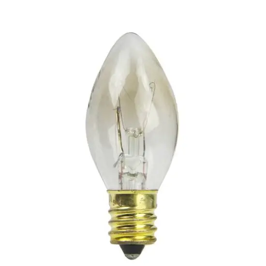 Incandescent C7 Replacement Bulbs, 25ct. Clear {4}