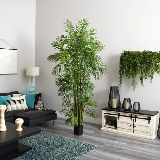 7ft. Potted Areca Silk Palm Tree {7}