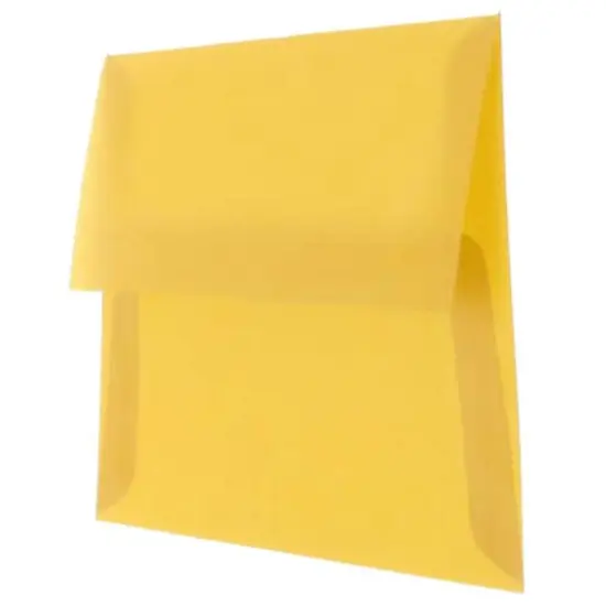JAM Paper A10 Translucent Vellum Invitation Envelopes, 25ct. Gold {4}