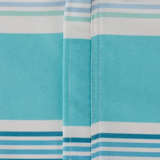 DII&reg; Beach House Stripe Print Outdoor Tablecloth With Zipper 60 Round {9}