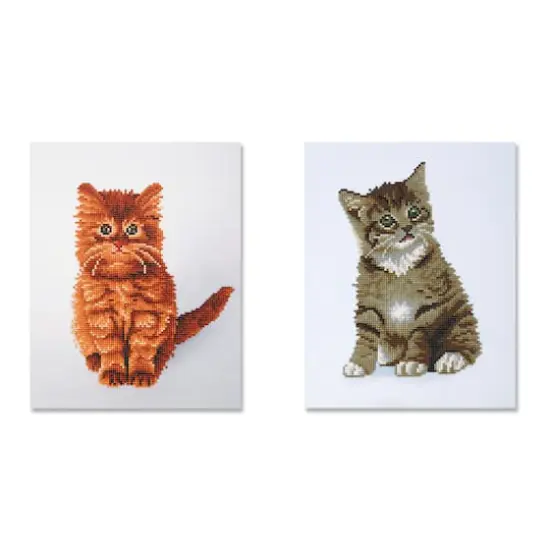 Duo Cat Diamond Art Kit by Make Market&reg; {10}