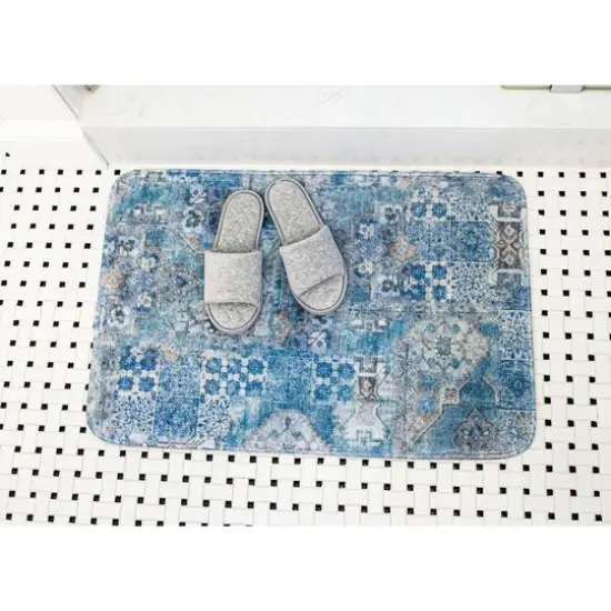 Antionette Memory Foam Bath Mat {4}
