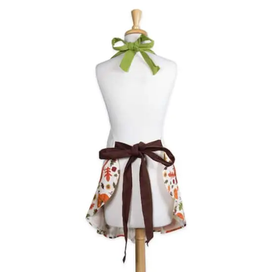DII&reg; Pumpkin Spice Ruffle Apron {4}