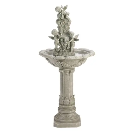 42" Playful Cherubs Fountain {1}