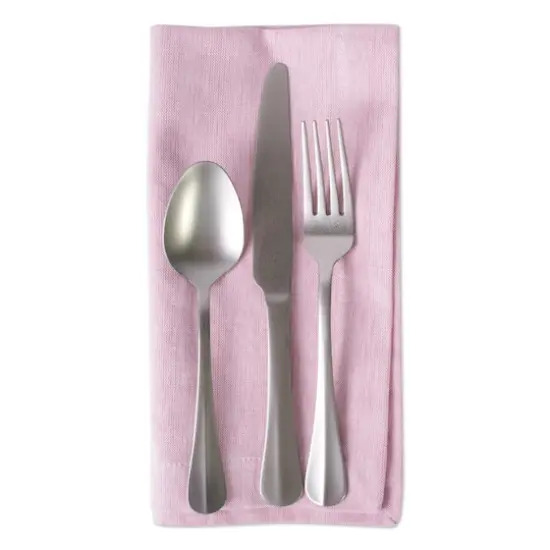 DII&reg; Solid Chambray Oversized Napkin, 6ct. Rose {5}