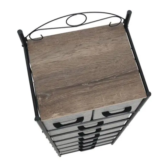 Household Essentials Victoria 54" 8-Drawer Narrow Dresser Ashwood {8}