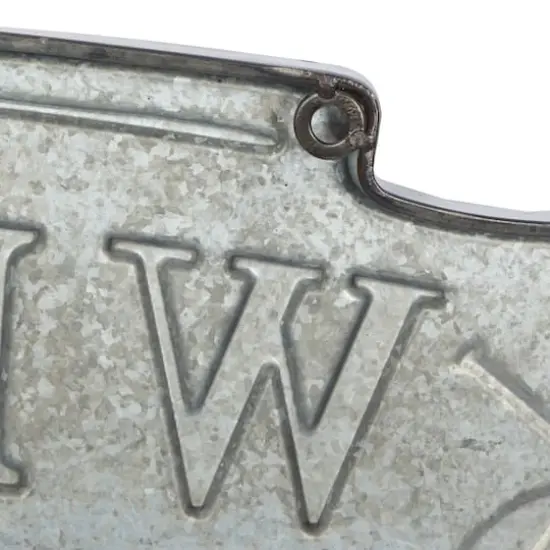 Blue Metal Coastal Sign Wall D&eacute;cor {6}