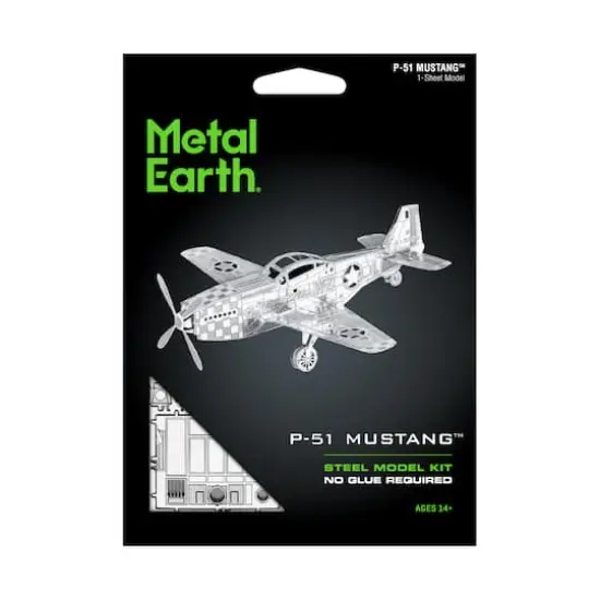 Metal Earth&reg; P-51 Mustang 3D Metal Model Kit {3}