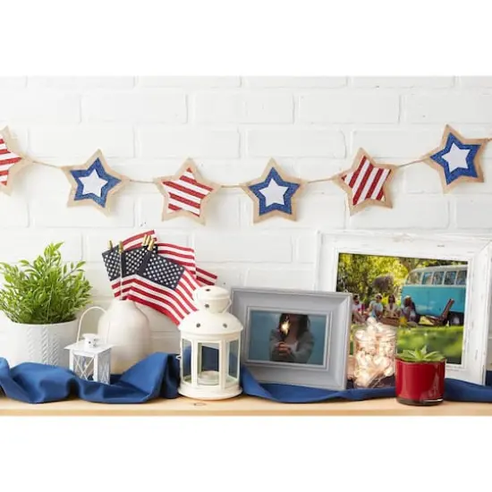 DII&reg; 5.9ft. Patriotic Garland {3}