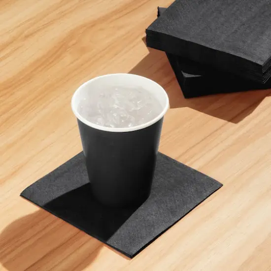 Hoffmaster 16oz. Plastic Cups, 20ct. Black {4}