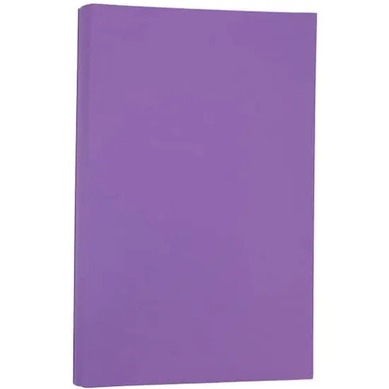 JAM Paper Bright Hue 8.5" x 14" 24lb. Recycled Colored Legal Paper, 100 Sheets Violet {1}