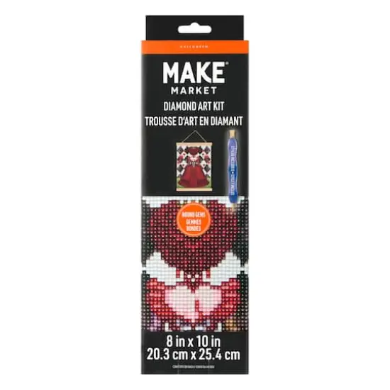 8" x 10" Red Queen Diamond Art Kit by Make Market&reg; {1}