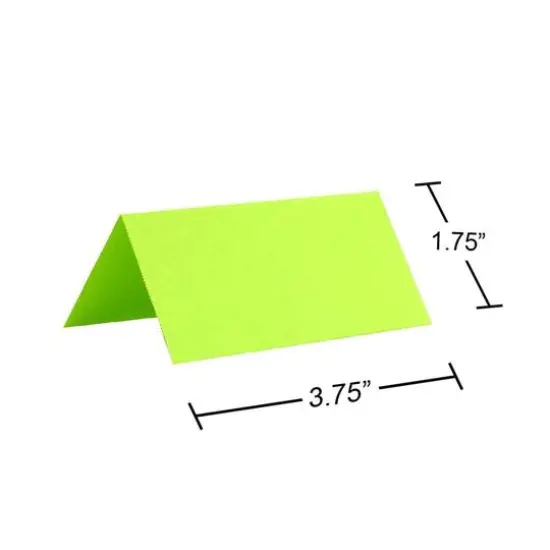 JAM Paper Printable Place Cards, 12ct. Bright Hue Ultra Lime Green {4}