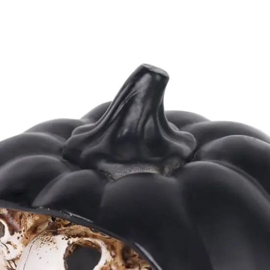 5.75" Skull Pumpkin LED Tabletop Accent by Ashland&reg; {5}