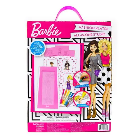 Barbie&trade; Fashion Plates Rubbing Kit {7}