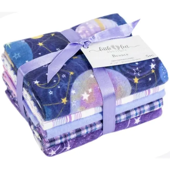Fabric Editions Little Feet Boutique&trade; Celestial Cotton Fabric Bundle {4}