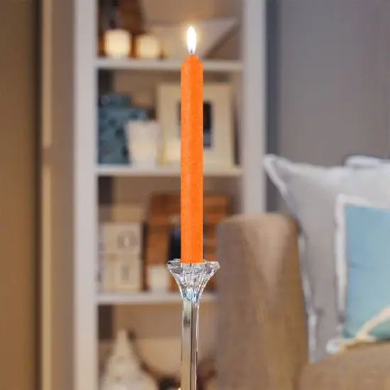 Root Candles 9" Unscented Timberline&trade; Arista&trade; Taper Candles, 12ct. Pumpkin {4}