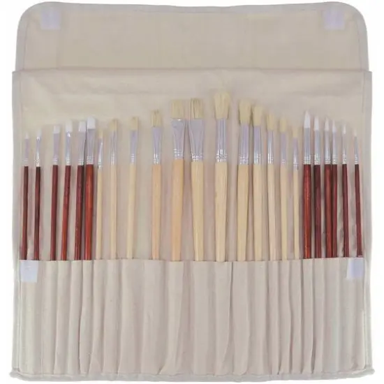 Art Advantage&reg; Oil & Acrylic 24 Piece Brush Set {3}