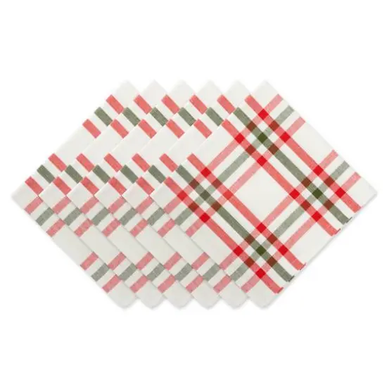 DII&reg; Kitchen & Tabletop Jolly Tree Collection Nutcracker Plaid Napkin Set, 6ct. {1}
