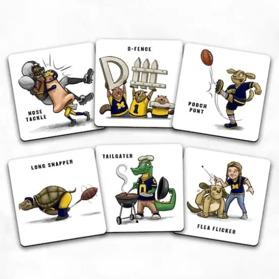 College Team Licensed Memory Match Game Michigan Wolverines {5}