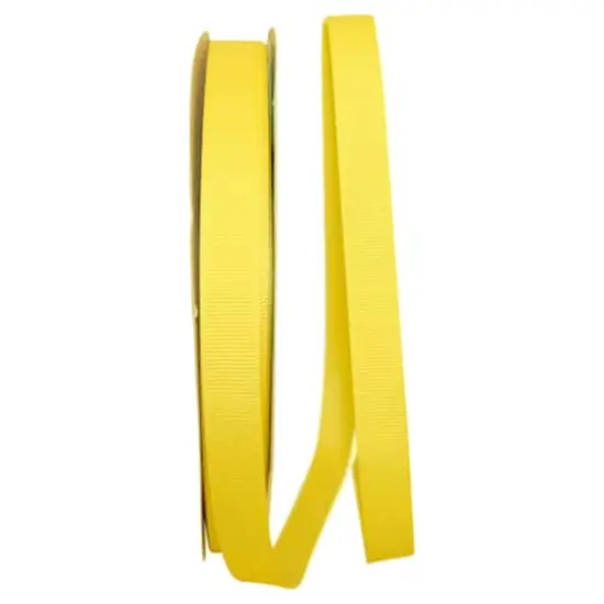 JAM Paper 5/8" Grosgrain Texture Ribbon Lemon {1}