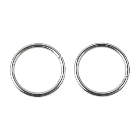 12mm Jump Rings, 35ct. by Bead Landing&trade; Stainless Steel {3}