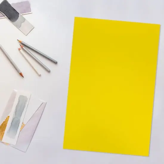 JAM Paper Matte 11" x 17" 24lb. Paper, 100 Sheets Yellow {4}