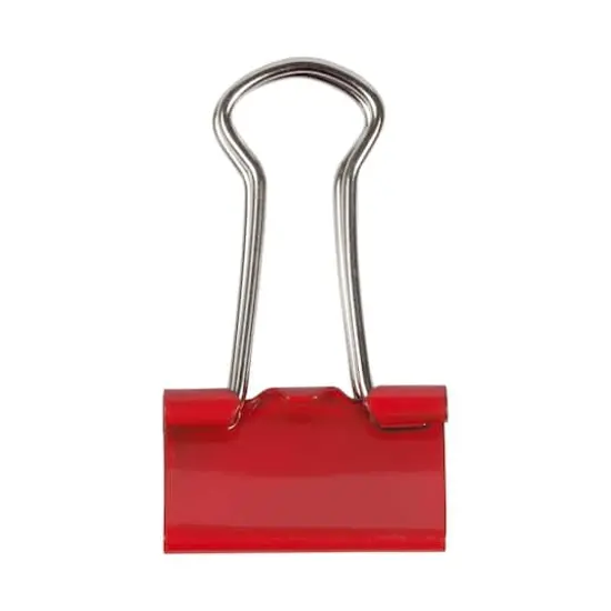 JAM Paper 3/4" Binder Clips, 25ct. Red {4}