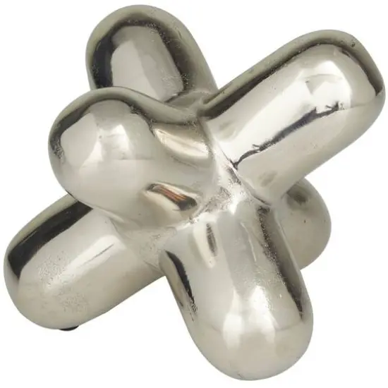 8" Aluminum Jack Abstract Sculpture Gold {2}