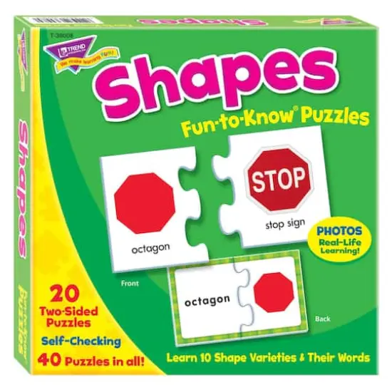 Trend Enterprises&reg; Shapes Fun-to-Know Puzzles {1}