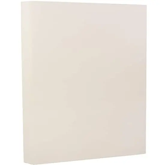 JAM Paper Strathmore Natural White Wove 8.5" x 11" Extra Heavy-Weight Cardstock, 25 Sheets {1}