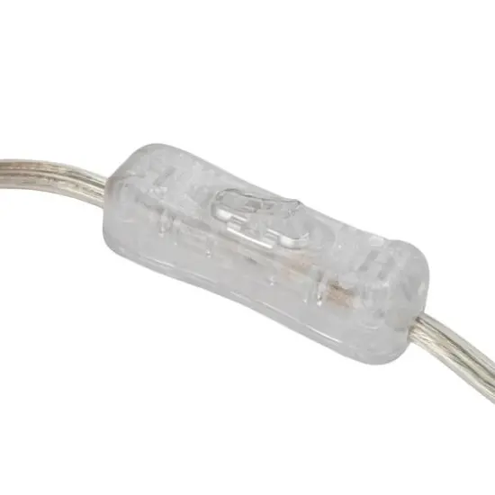 Hello Honey® 14" Green Botanical Pattern Reclaimed Wood & Shell Table Lamp with Linen Shade, 2ct. {5}