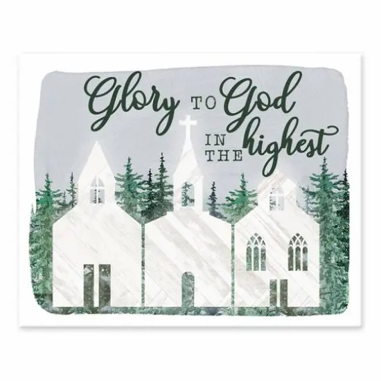 Glory God Churches Tabletop Canvas {1}